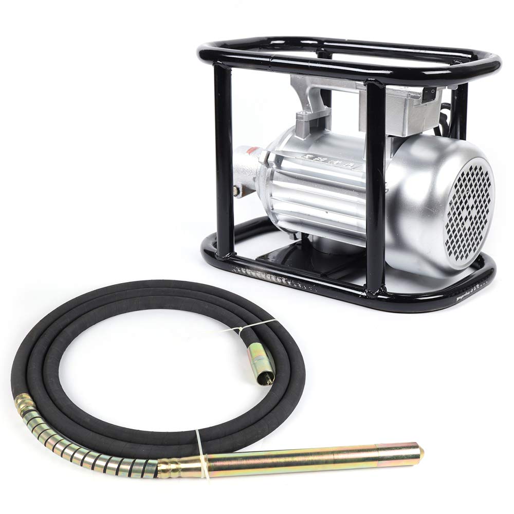 Vibratore elettrico per calcestruzzo, 1500 W, 220 V, con bottiglia vibrante di diametro 50 mm, 2800 giri/min, per calcestruzzo, solidificazione, compressore per calcestruzzo e bottiglie vibranti