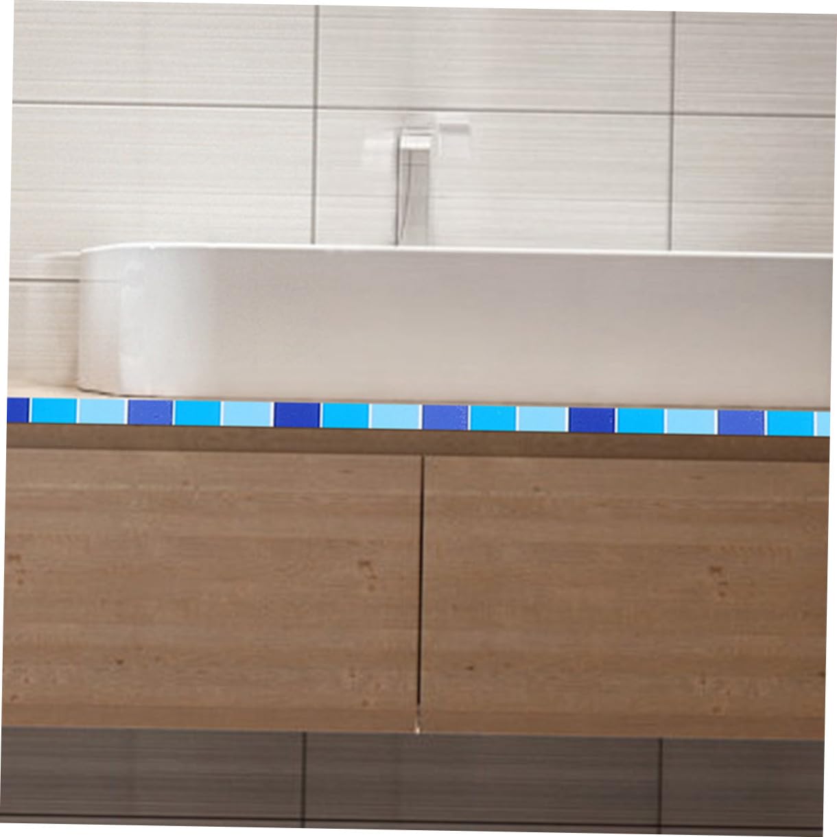 Self Adhesive Acrylic Caulk Strip Tape 2Pcs for Kitchen Bathroom