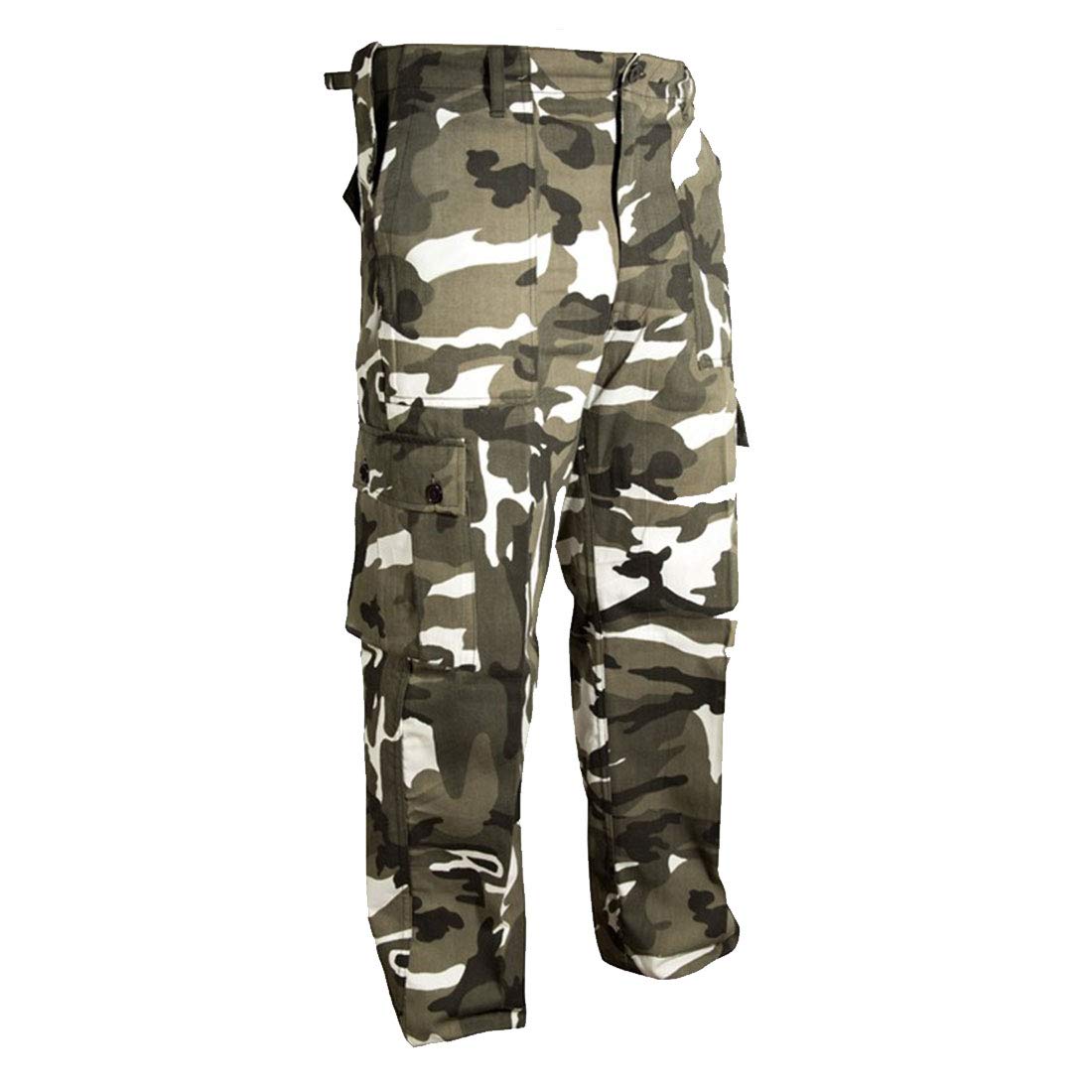 Kombat Men's Urban Camo Tactical Ripstop Combat Trousers Army Cadet Military Camo Dpm Btp (36 Inch Waist)