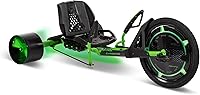 Huffy Green Machine 20" Drift Trike for Kids 8+ - LED Lights, Adjustable Seat, Durable Steel Frame, Easy Drifts & Coaster Brake