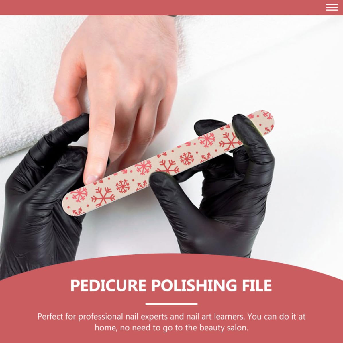 NUOBESTY 24 Stück Weihnachts Nagelfeilen aus Eva mit Verschiedenen Körnungen für Nagelpflege zu Hause und Professionelle Nagelkunst Zufälliger Stil