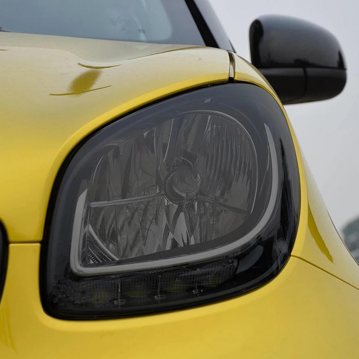 Film protection TPU fumé Smart Fortwo 453 contre impacts phares