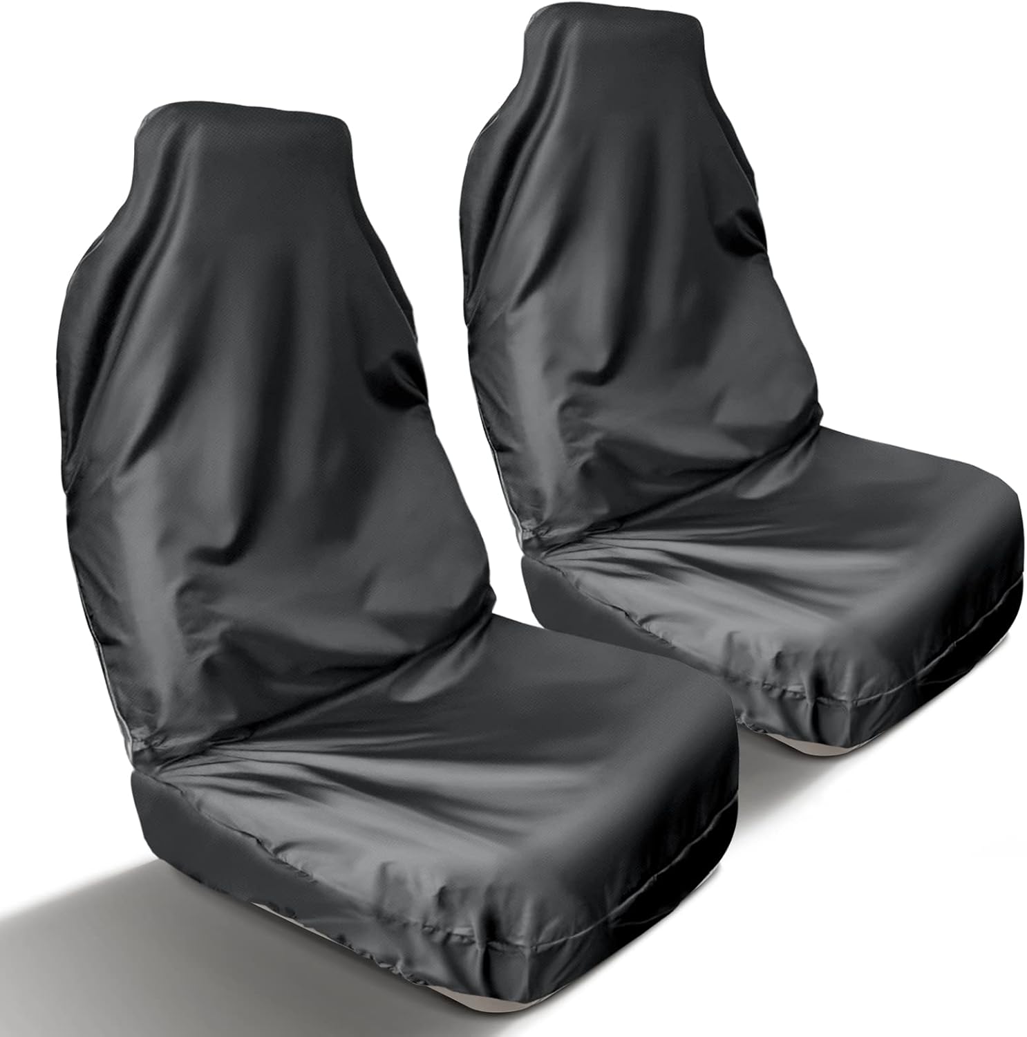 MRWiZMS 2PCS Waterproof Car Seat Cover Front, Heavy Duty Universal Car