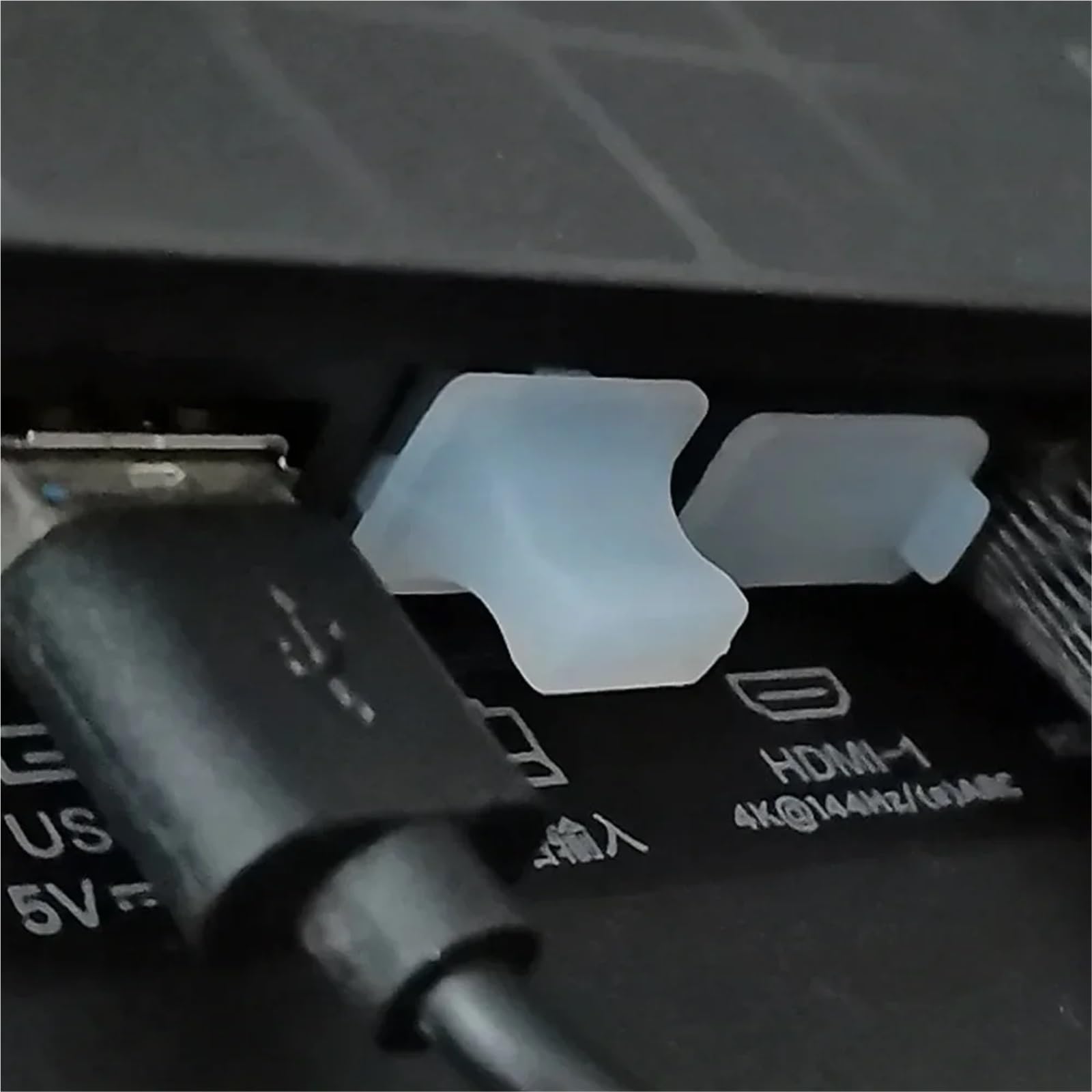 RJ45 Anti-Staub-Abdeckkappen, Ethernet-Hub-Port, RJ45, Staubschutzkappe, Schutzstecker für Hubs, Switches (schwarz), 80 Stück