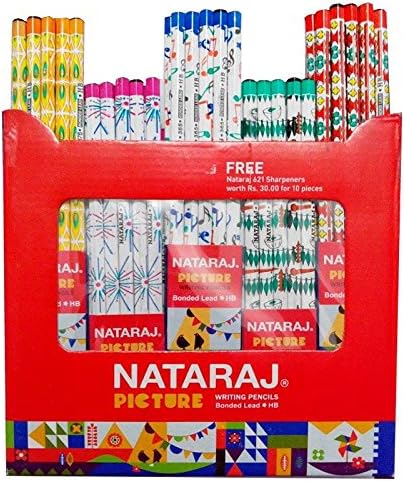natraj Picture Pencil Pack Of 10,Gray