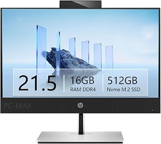 【整備済み品】 ProOne 600 G6 AIO｜21.5インチ IPS フルHD｜第10世代 Core i3 メモリ16GB SSD 512GB｜Office付き Webカメラ WiFi｜Windows11 一体型 パソコン(整備済み品)