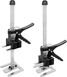 2-Pack Labor-Saving Jack Handle,440LB Dynamic Load Multi-Function Lifting Tool for Wall Tile Leveling, Cabinet/Door Installation and Woodworking Clamping with 6.7inch Height Adjustment 
