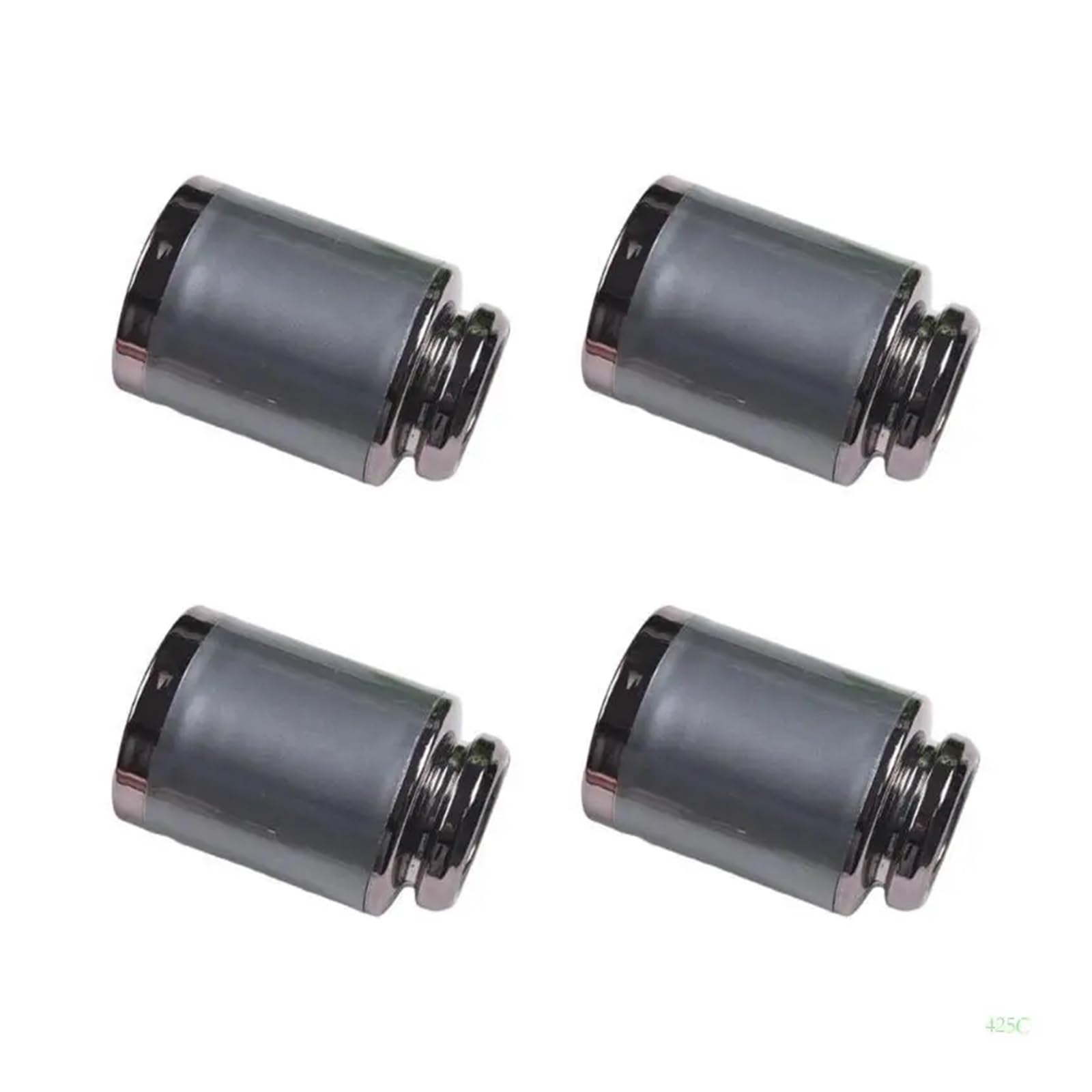 BDFJEDS Curtain Pole Finials 4pcs Unique Design Curtain Rod Tips Easy Installs Heads For House(Style 04)