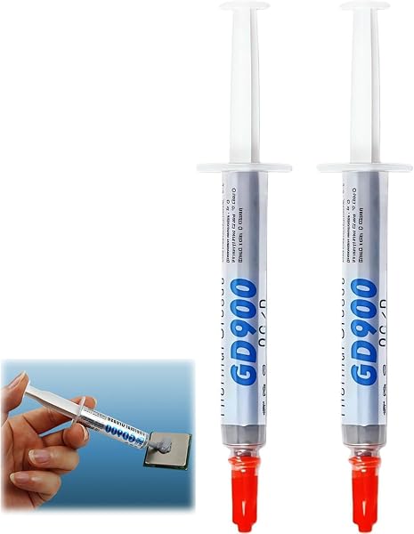 4 PCS Thermal Paste, Each Tube Contains 3g, For Cpu High Performance Thermal Compound Grease With High Thermal Conductivity, Heatsink Paste For Ic, Cpu And All Coolers, Easy Spread Cooling Solution. - 1