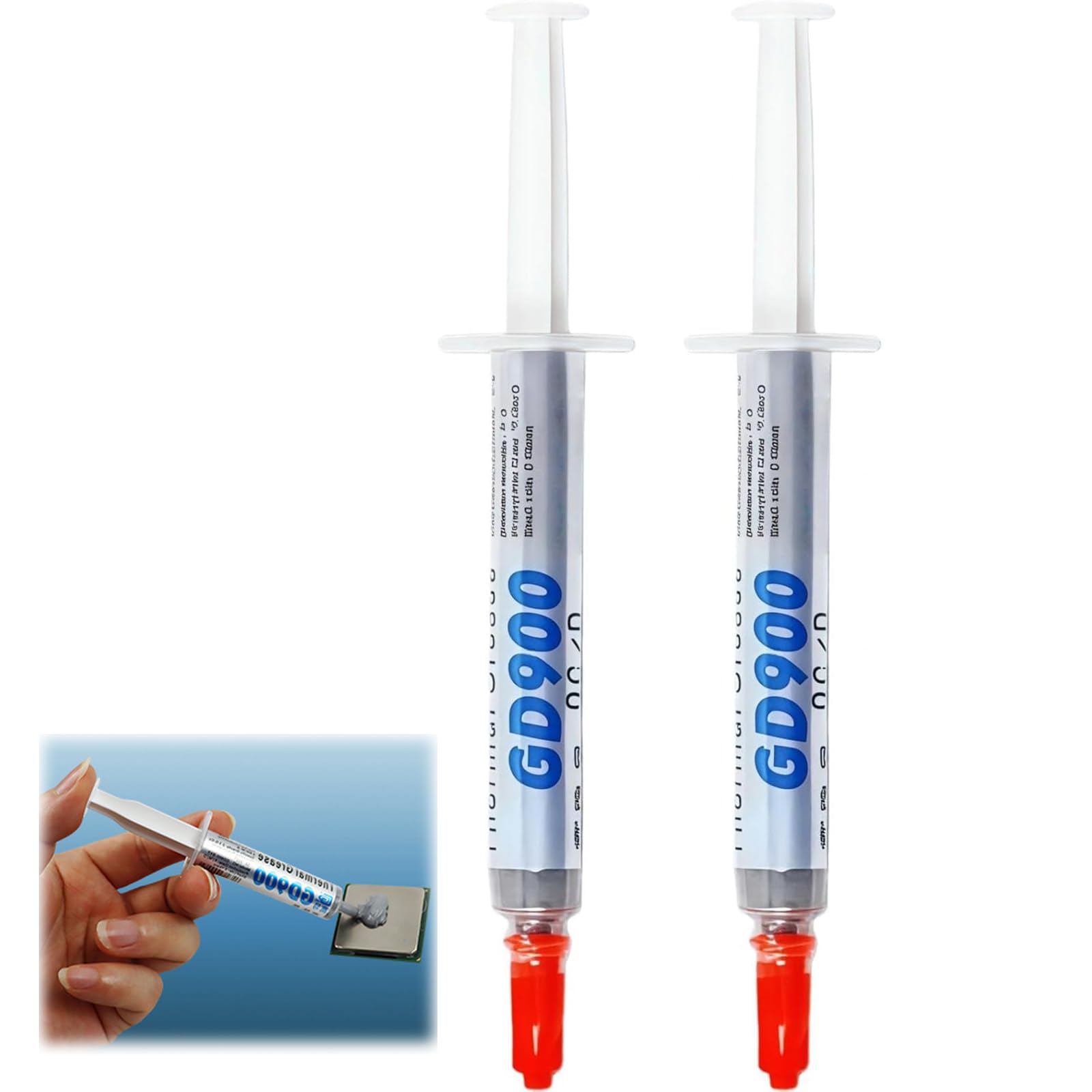 4 PCS Thermal Paste, Each Tube Contains 3g, For Cpu High Performance Thermal Compound Grease With High Thermal Conductivity, Heatsink Paste For Ic, Cpu And All Coolers, Easy Spread Cooling Solution.