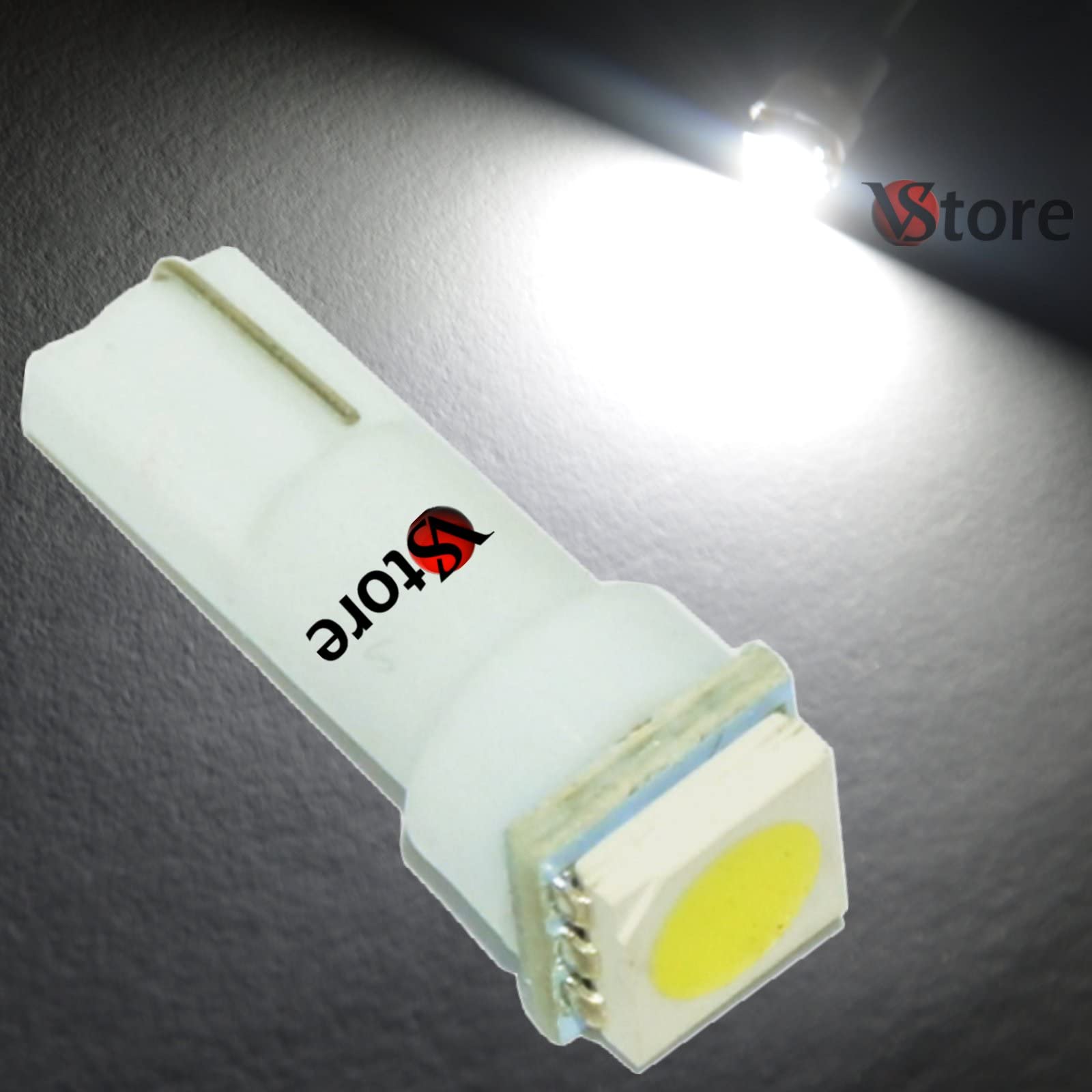 10 Lampade LED T5 SMD Bianco 12V | Per Cruscotto Auto E Luci Posizione | Sostitutive W5W - Foto 10