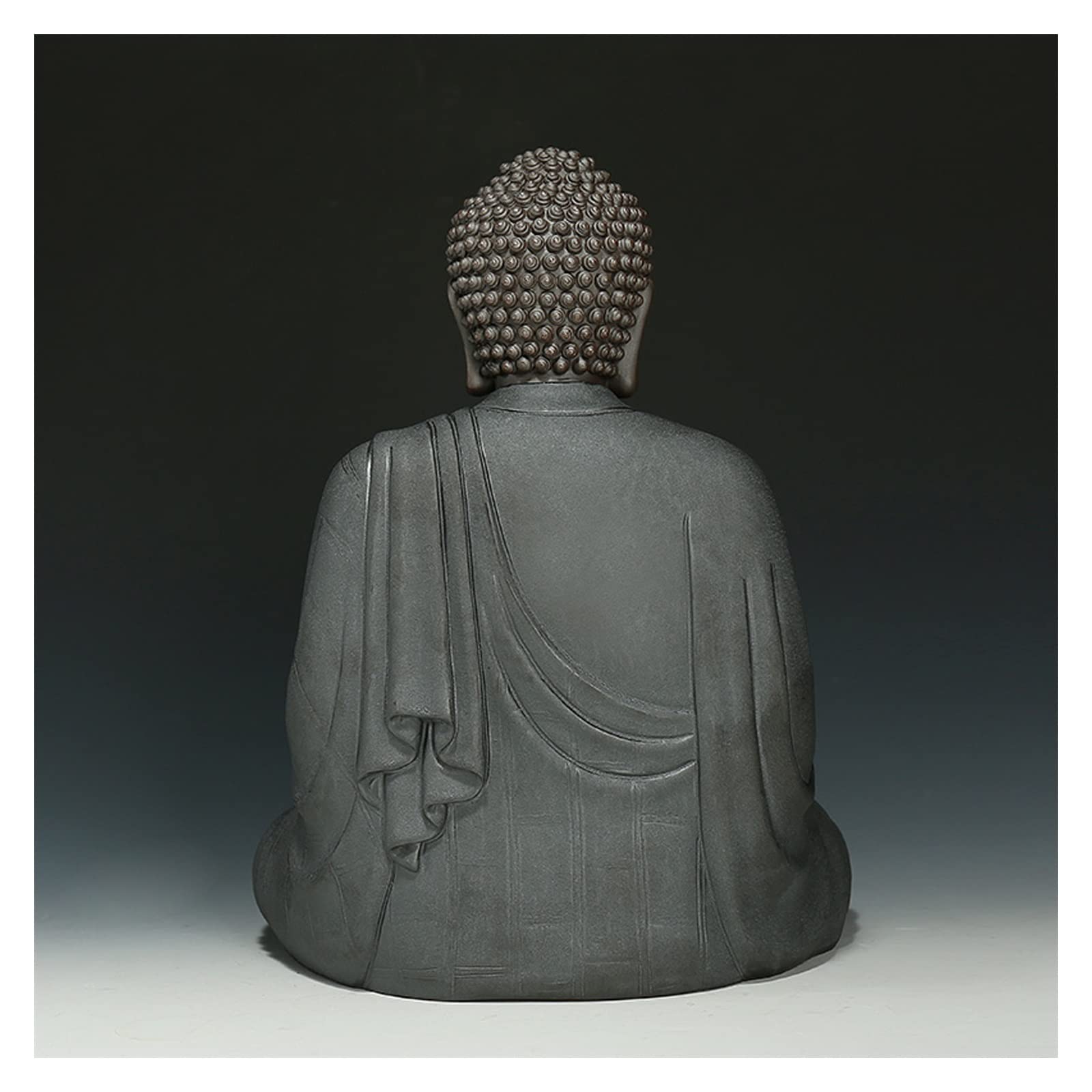 SUNESA Estatua de Buda Estatua de Buda Zen de cerámica Rulai Buddha Amitabha Buddha Adornos Decorativos for el hogar Entrada Sala de Estar Estudio Adornos de Escritorio Estatua de Buda Meditación