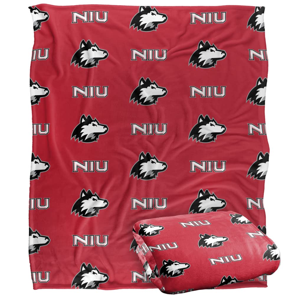 LOGOVISION Official Collegiate Logo Pattern Collection Silky Touch Super Soft Throw Blanket Collection