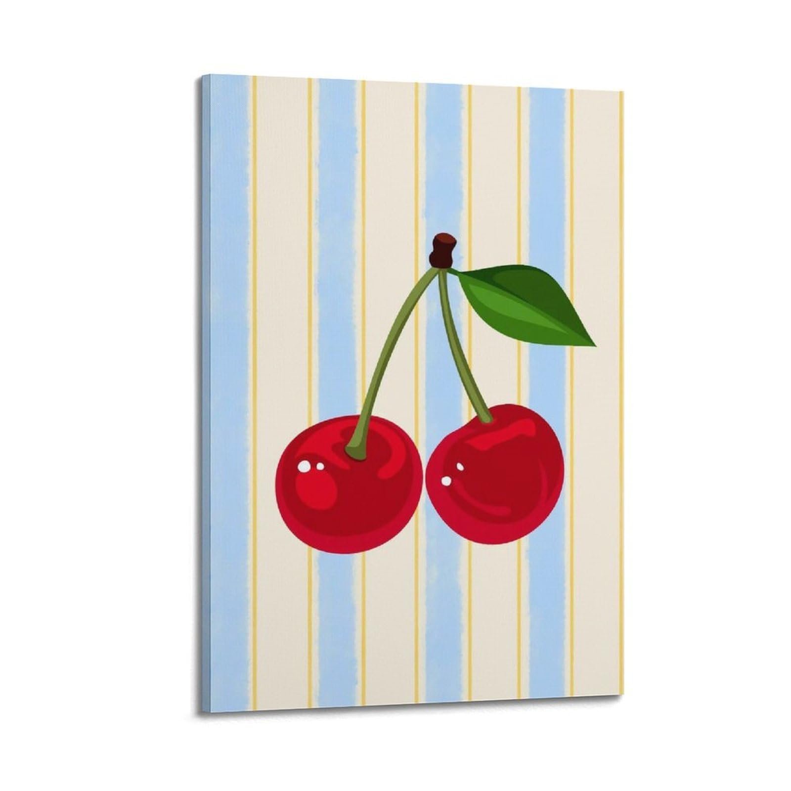 Toile de cerises petit format pour habiller un mur vide - 6