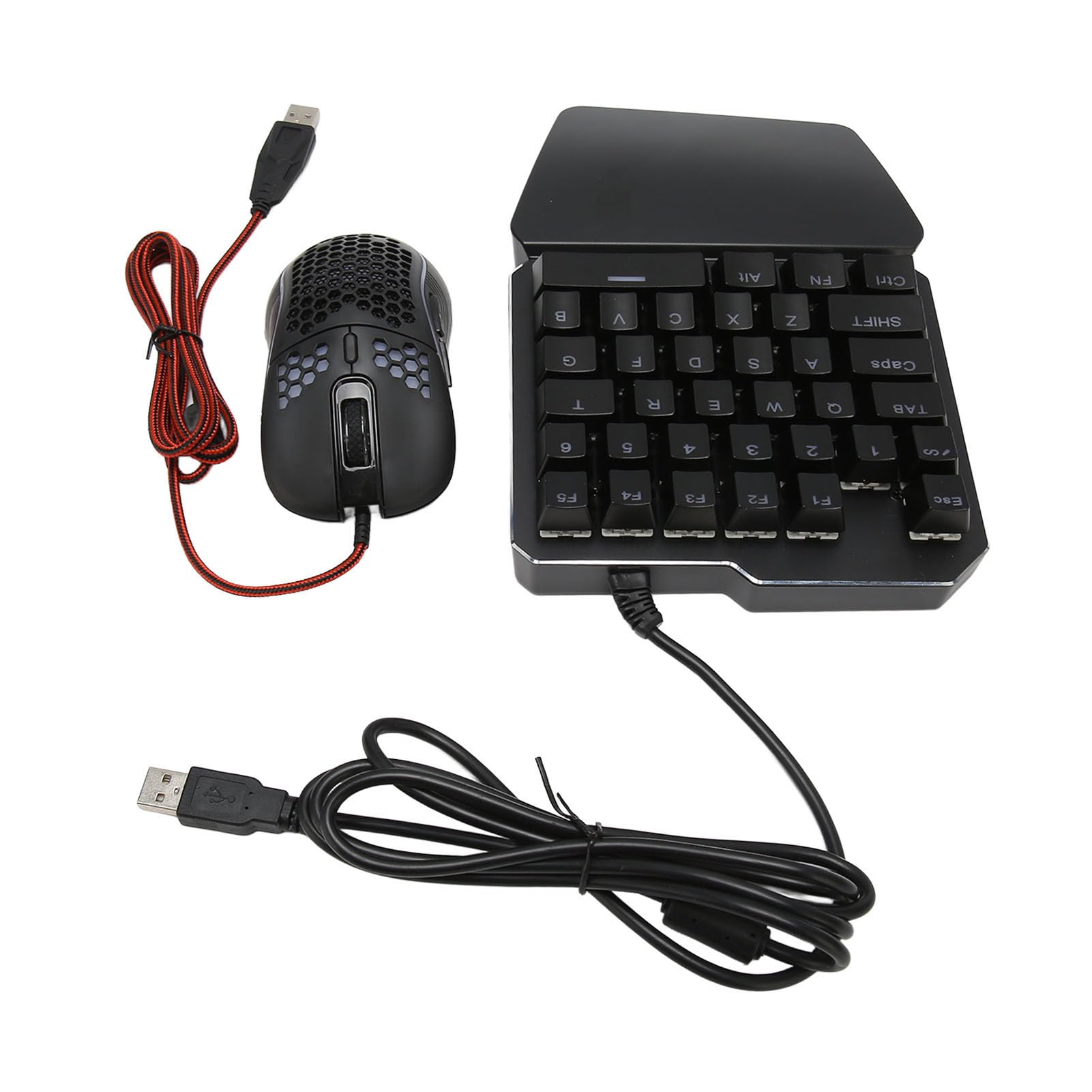 Gugxiom Set di Convertitori Programmabili per Tastiera e Mouse Cablati, Tastiera da Gioco e Adattatore per Mouse Combinati per 360 One Series X S, modalità Burst con Interruttore a un Tasto
