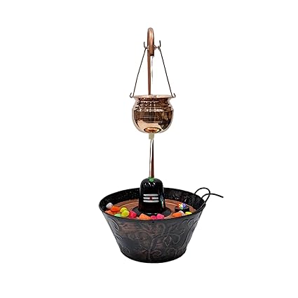 Craft_N_Decor Essence of Shiva Waterfall Fountain for shivratri, Aromatic Fountain, Lord Shiva Idol Shivling, Home Decor, Temple, Office 18
