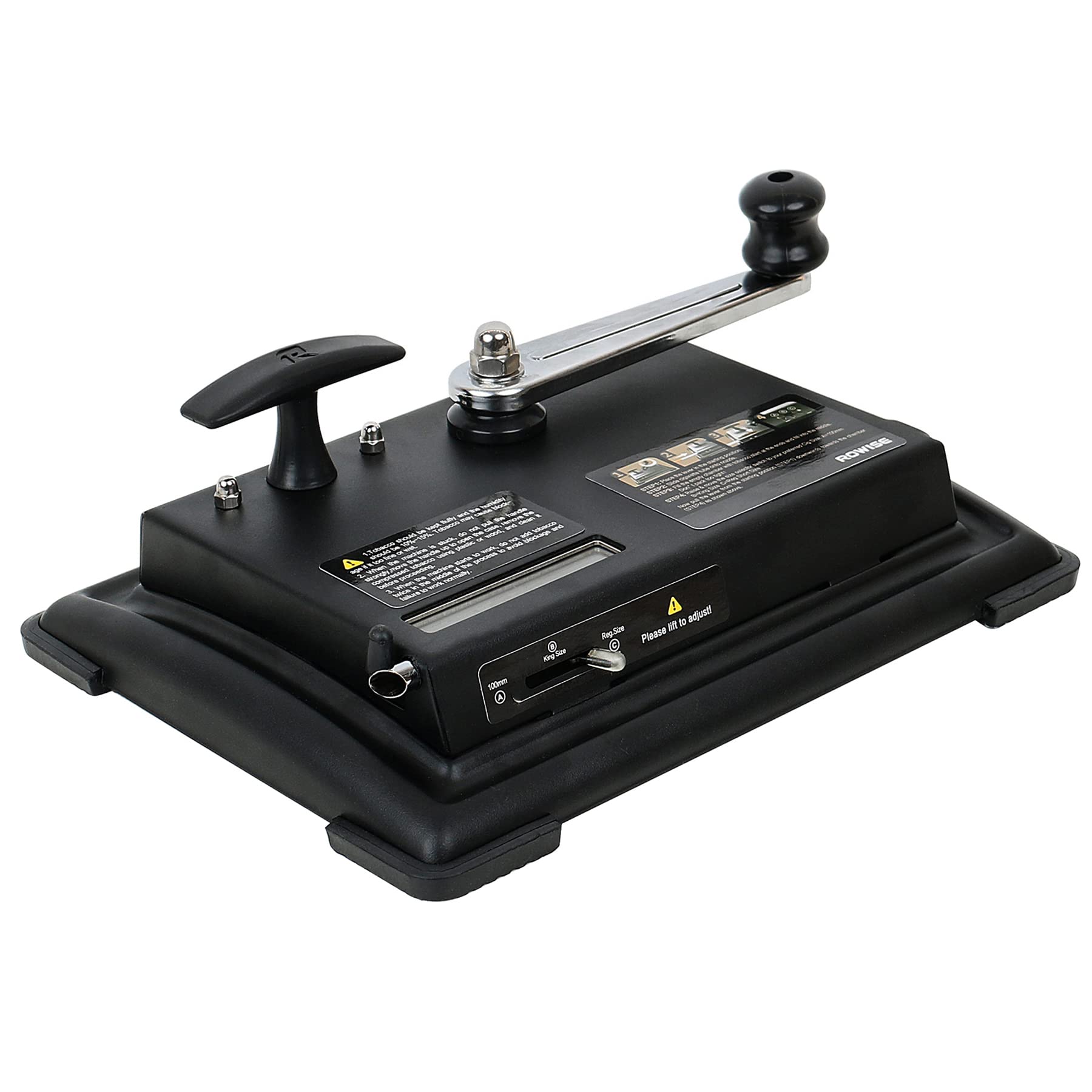 LUCYCAZ Cigarette Rolling Machine - Tobacco Rolling Machine, Cigarette Roller for Tobacco to Rolling Your Own Cigarettes (King, 100mm, Regular Size)