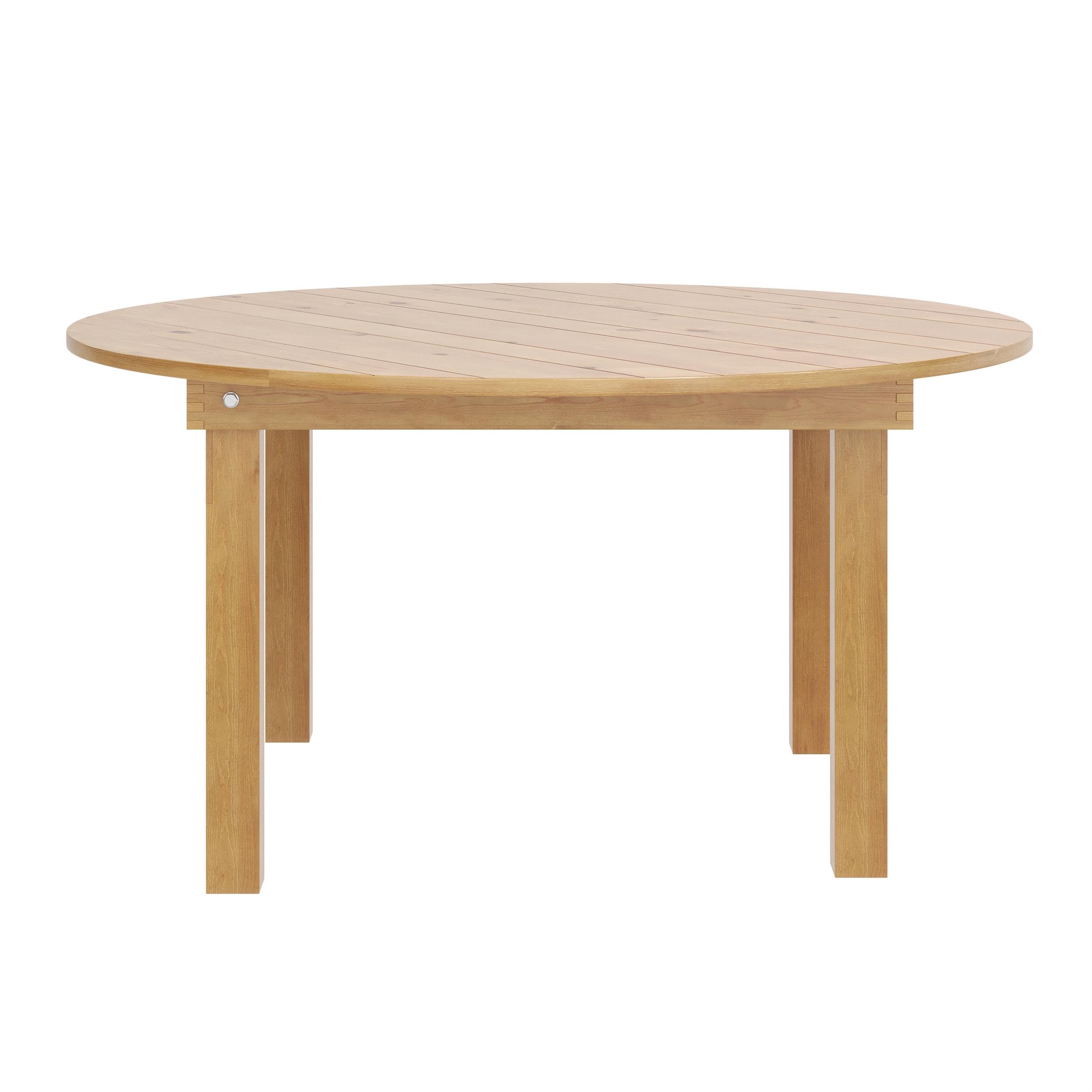 Flash Furniture Hercules Round Farmhouse Folding Table