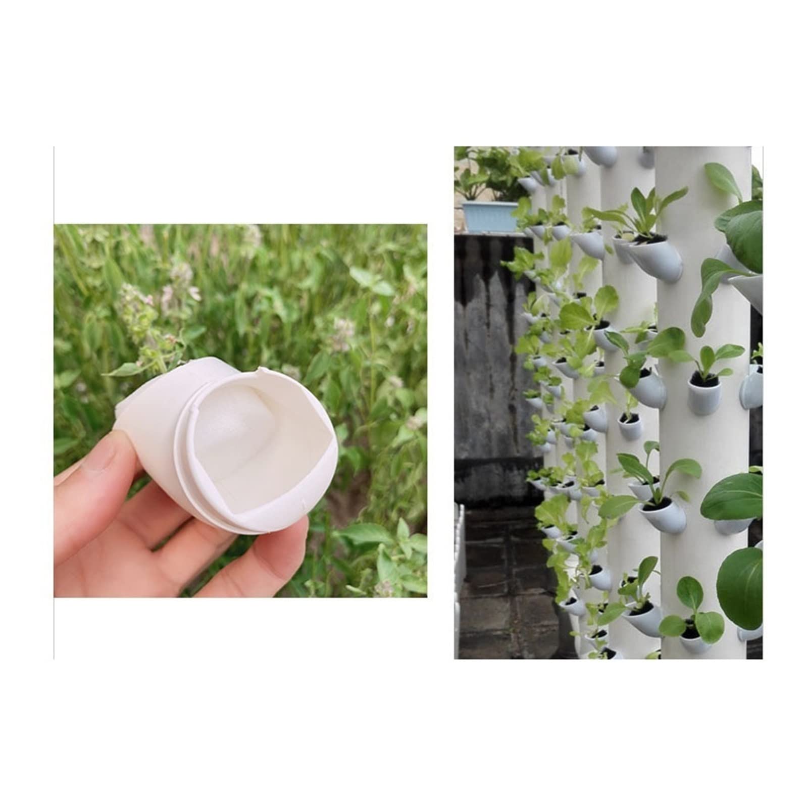 Mini giardino intelligente, Vaso da coltivazione for piante Tazza for colonizzazione idroponica fai da te Contenitore for fiori Idroponica Torre verticale Vasi for piante Accessori 100 pezzi facile da