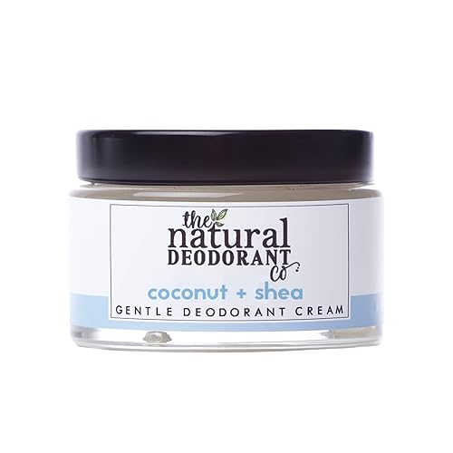 The Natural Deodorant Co, Crema Desodorante Suave Mandarina 1.94 oz, Libre De Aluminio, Sin Plástico, Piel Sensible
