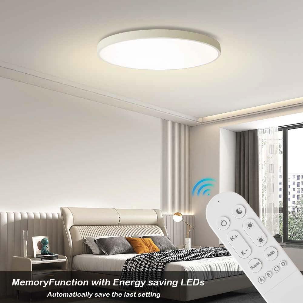 Immax NEO LITE SEMPLIC Smart-Deckenleuchte Tuya WiFi BEACON, 80 cm, 96 W, 6912 lm, weiß