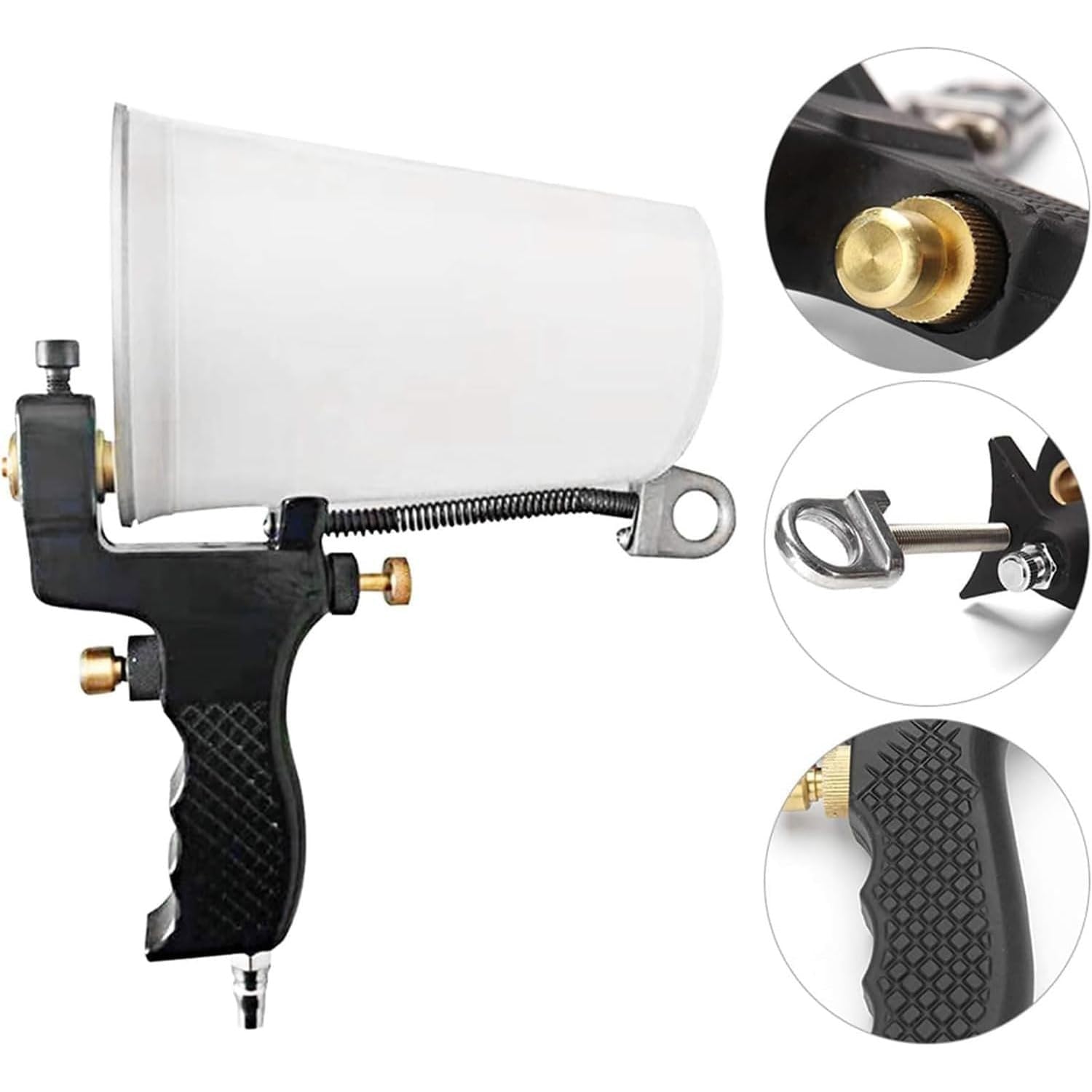 Ręczny pneumatyczny pistolet natryskowy z kubkiem 1000 ml, regulowany przepływ powietrza do nakładania żelkotu w domu, przemyśle, renowacji i projektach DIY