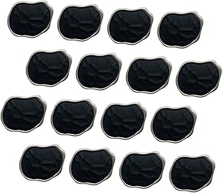 GALPADA 20 Pçs Botões Em Forma De Casaco Material De Liga Botões Decorativos Pretos Botão Para Roupas Botão Para Cardigan Botão DIY Botão DIY Botão De Liga Acessórios De Vestuário Botão