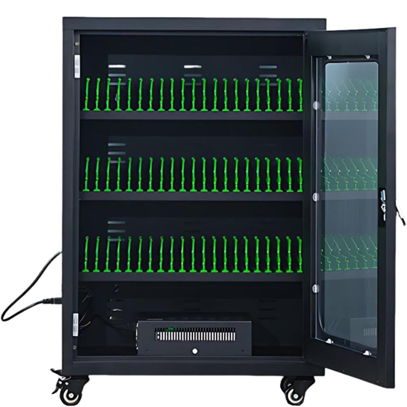 GTHTUHFD 30-Slot Mobile Phone Charging Station, Usb Charging Cabinet With Lockers, Rechargeable Cellphone Charging Cart For Schools, Offices, And Events,50slots