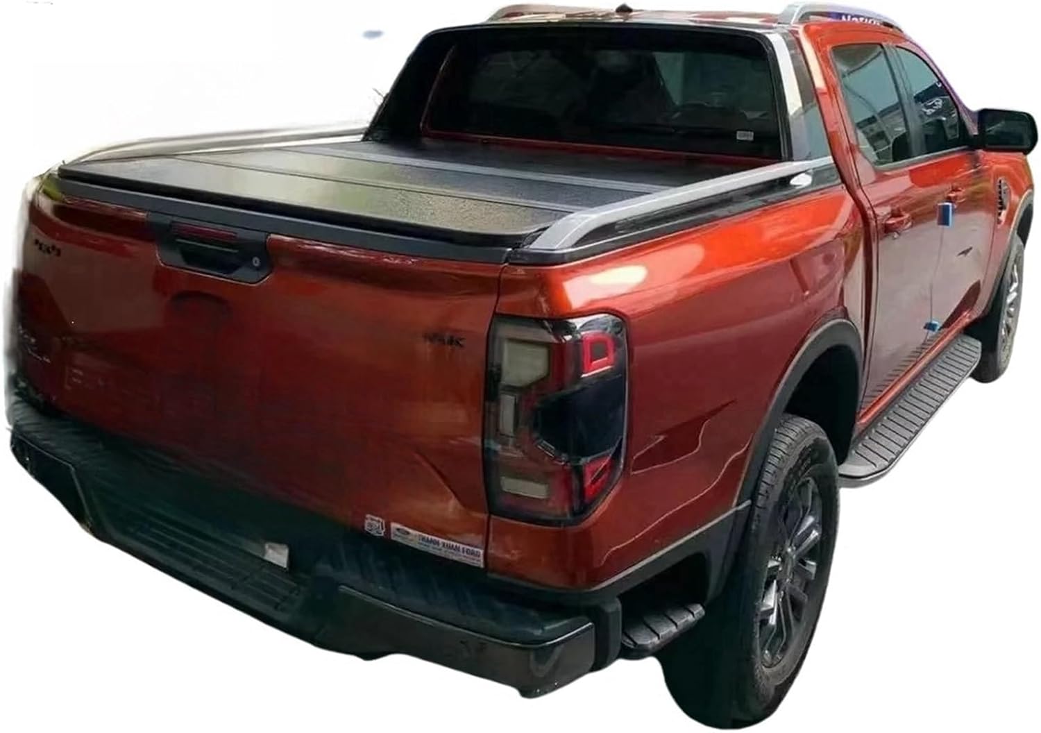 Custom-fit Aluminum Tri-fold Lid Compatible with Ford Ranger Wildtrak 2023 Next-Generation Pickup Truck Raptor Hard Tonneau Cover