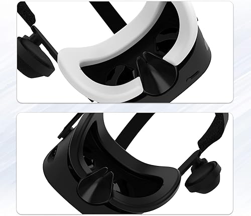 Miniatura 5 de AMVR VR - Funda de silicona para interfaz facial HP Reverb G2 de realidad virtual, a prueba de sudor, impermeable, antisucio, almohadillas de
