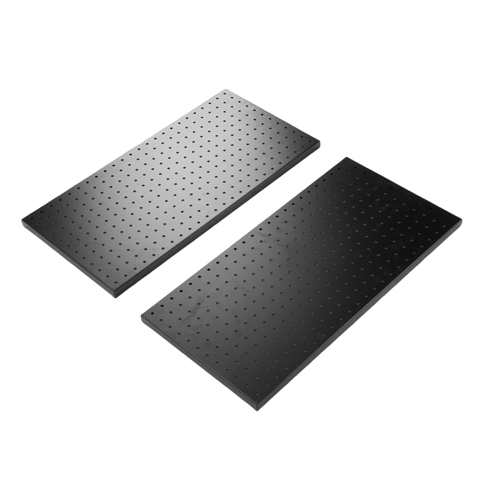 Yctze Pannello Forato in Metallo da Parete 2 Pezzi Pannello Forato per Carichi Pesanti 24x12 Pollici 288 Fori da Parete con in Metallo Magazzino per Negozi Impianti e Attrezzature per Negozi Al