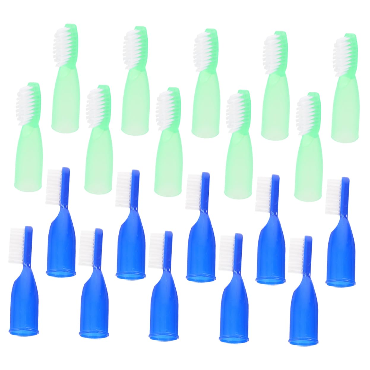 Baluue 100stücke Mini-zahnbürsten Für Gefängnisgebrauch Fingerzahnbürsten Und Selbstverletzungshemmendes Design Kompakte Und Langlebige Zahnbürsten Für Sichere Mundpflege