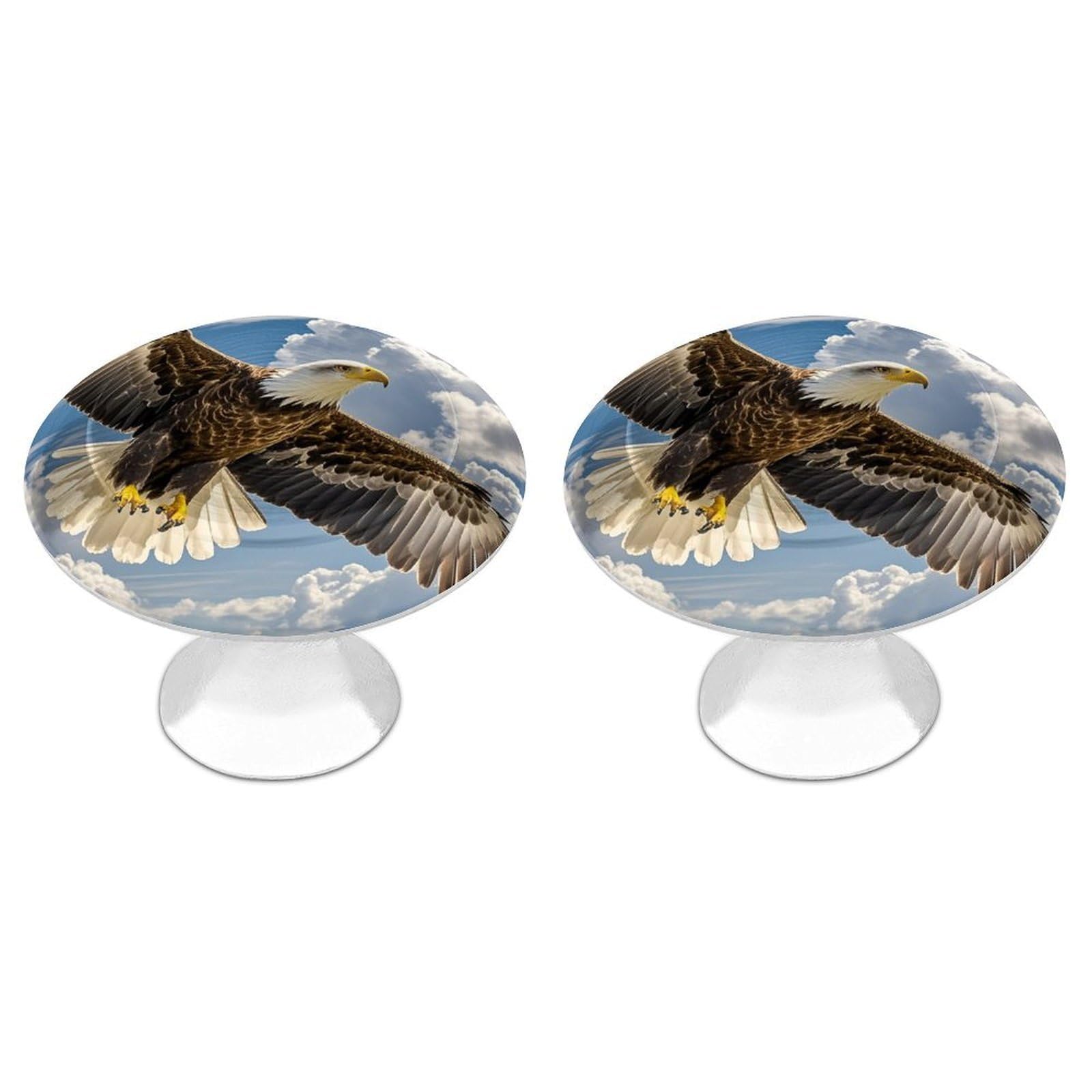 Vstadank Style An Eagle Cabinet Knob 2 Pack Round Drawer Pull Kitchen Cabinet Hardware Stainless Steel Dresser Drawer Knob Simple Cabinet Pull For Dresser Closet Door Knobs Cupboard