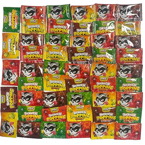 CAPTAIN PLAY Mini Brause Sparpack 50 Mini Beutel Süßigkeiten Box mit 50g