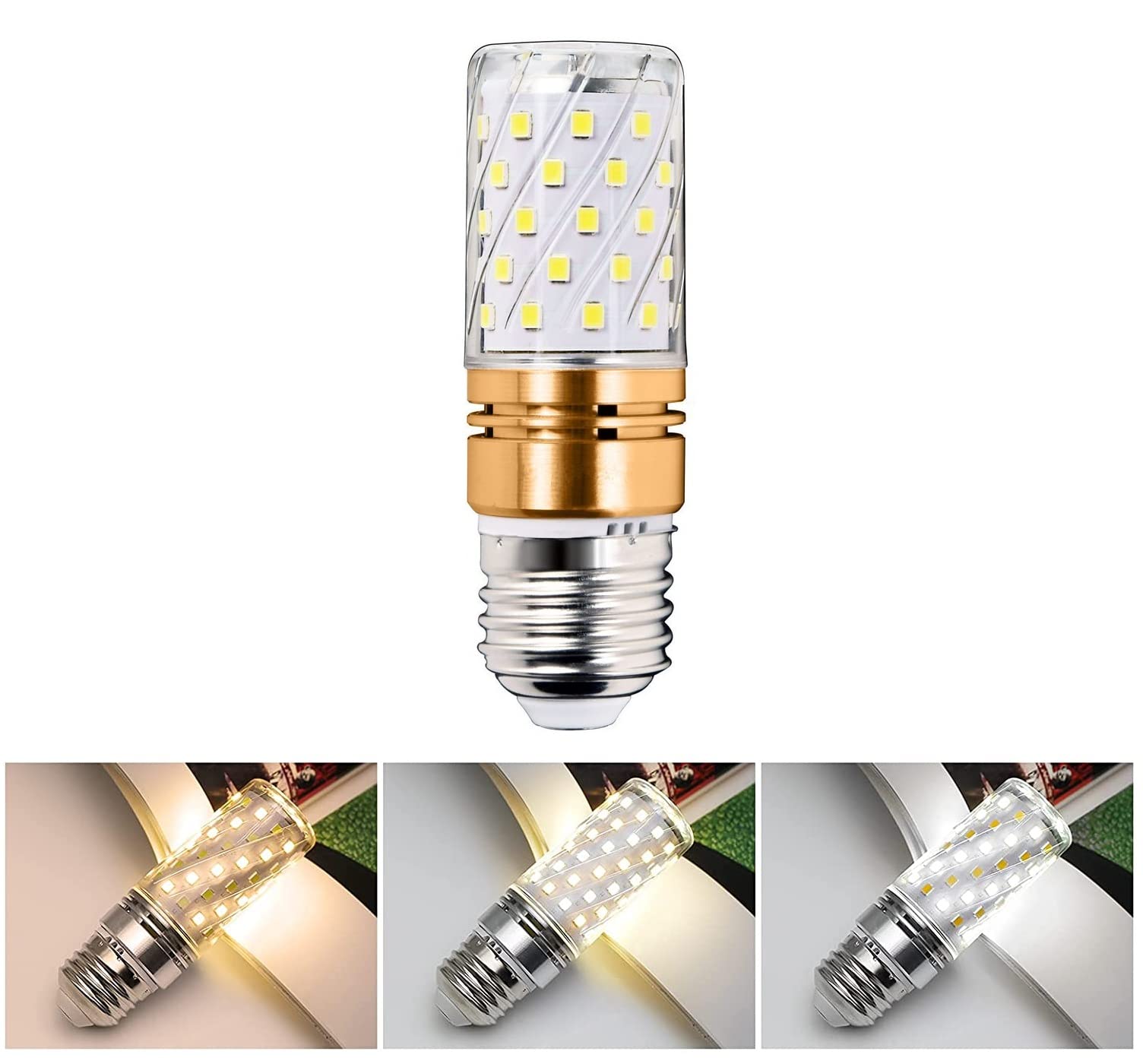 E27 LED 4W Tricolor Light candelabra Base Bulbs 12W Decorative Candle Base Lamp 5 Watt E27 LED Lights Bulbs Ceiling Fan Dining Room Home Decor,-image-43