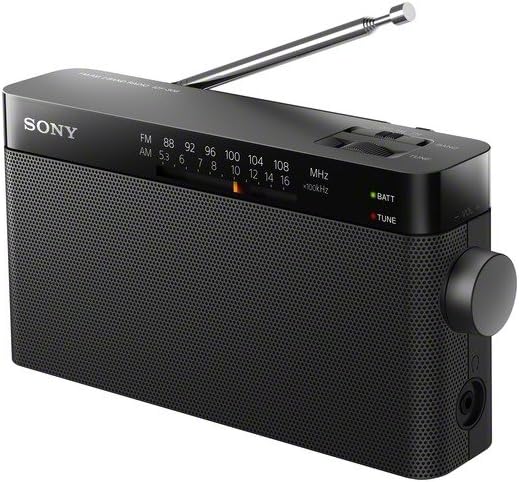 Sony ICF-306 Portable AM/FM Radio - Black