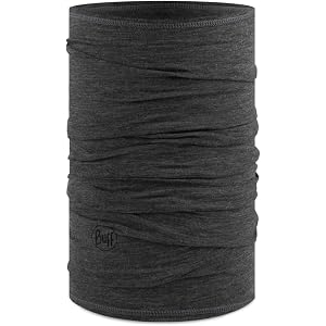Buff Lightweight Merino Wool Neck Gaiter, 100% Ethically Sourced Wool,Versatile, Temperature Regulating Face Mask