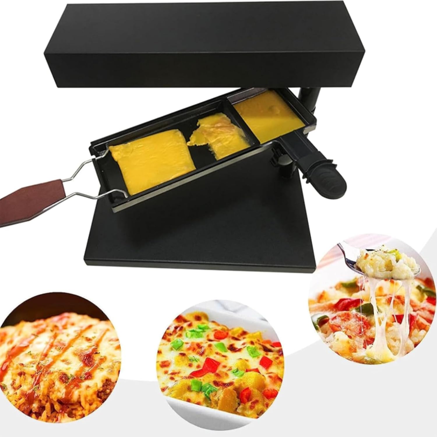 Electric Cheese Heater and Maker, Temperature Controlled, Heats Evenly, Easy to Use, Makes Delicious Dishes.