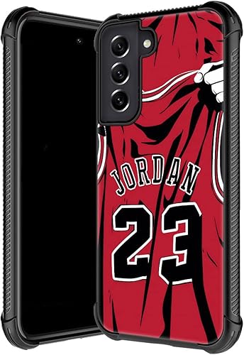 Funda compatible con Samsung Galaxy S21 FE, diseño de jugador de baloncesto 36 Galaxy S21 Fan Edition para niños y hombres, TPU suave a prueba de