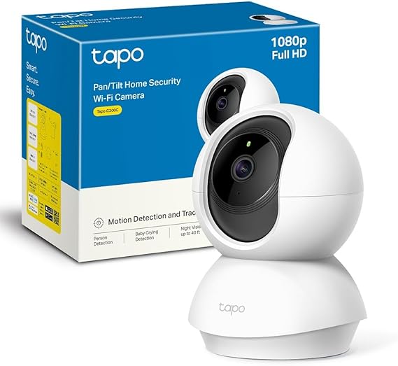 Cámara 360º TP-Link TAPO C200C 1080p para interiores con WiFi.