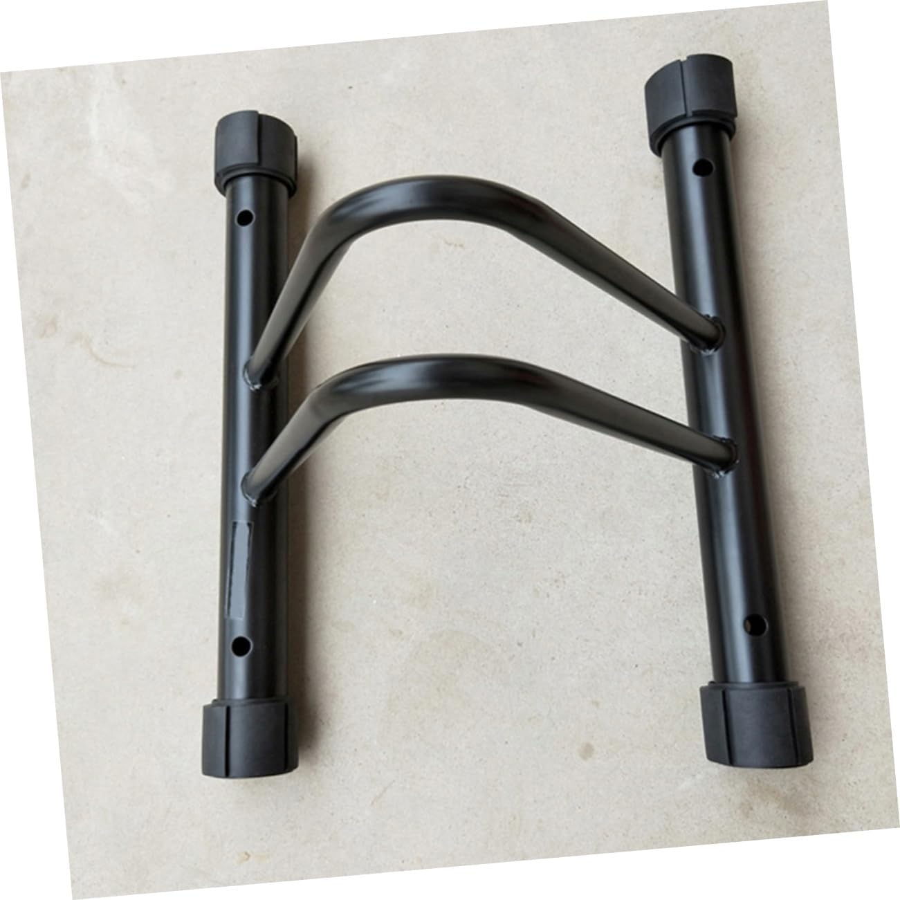 KOMBIUDA Black Floor Bike Storage Rack Durable Stand for Use Space Saving Parking for Mountain Road and Folding Bikes Resistant Design