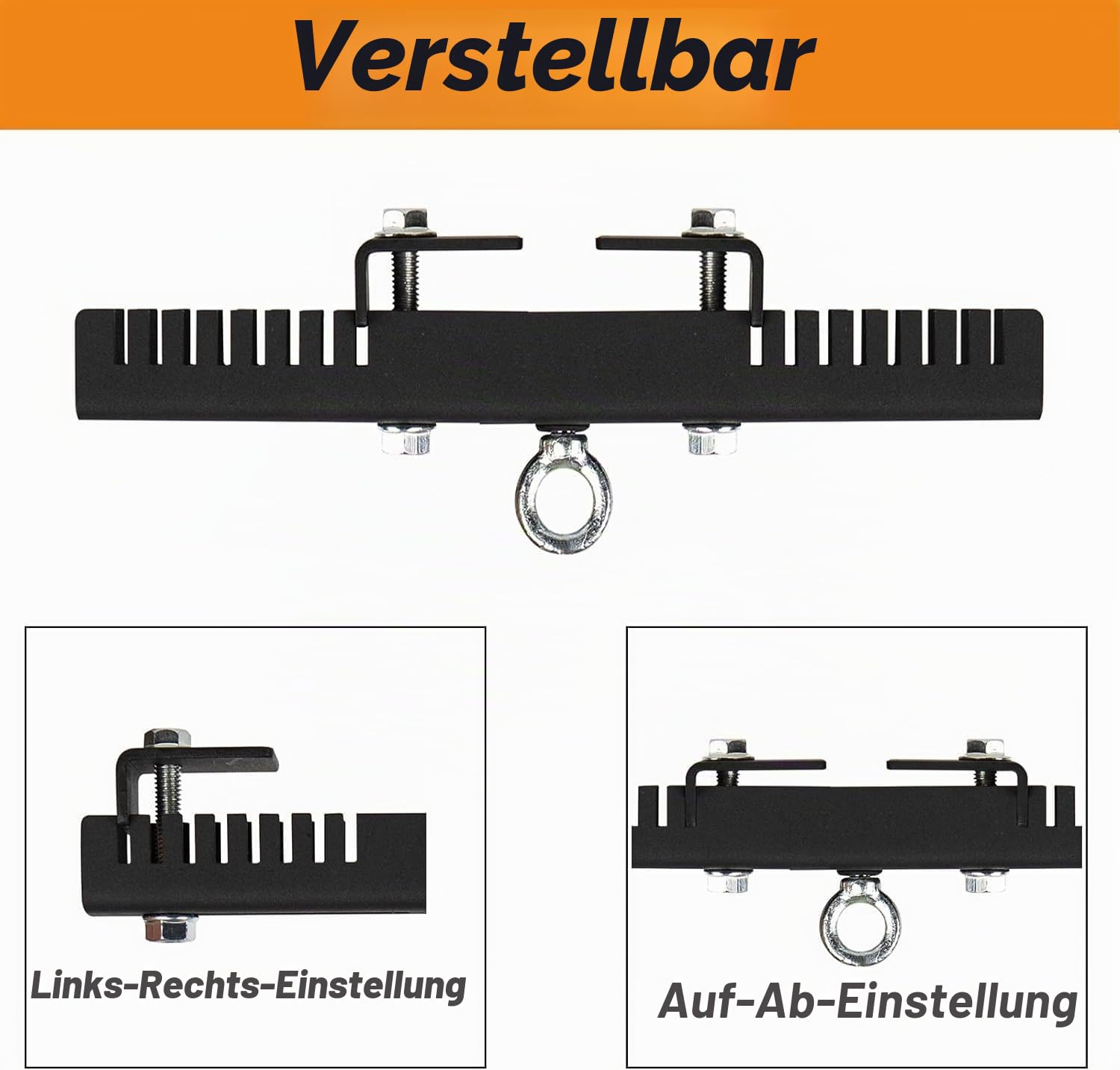 Heavy Duty Steel Beam Clamp,Heavy Bag Mount,Heavy Bag Hanger 360° Rotation Suitable for I or H Beam Punching Bag Bracket with Accessories for Boxing Muay Thai Training