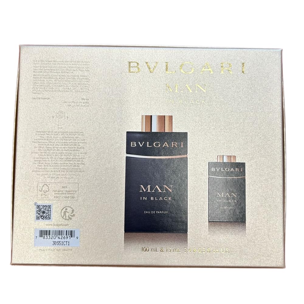 Amazon.com : Gif Set Bvlgari Men in Black by Bvlgari : Beauty