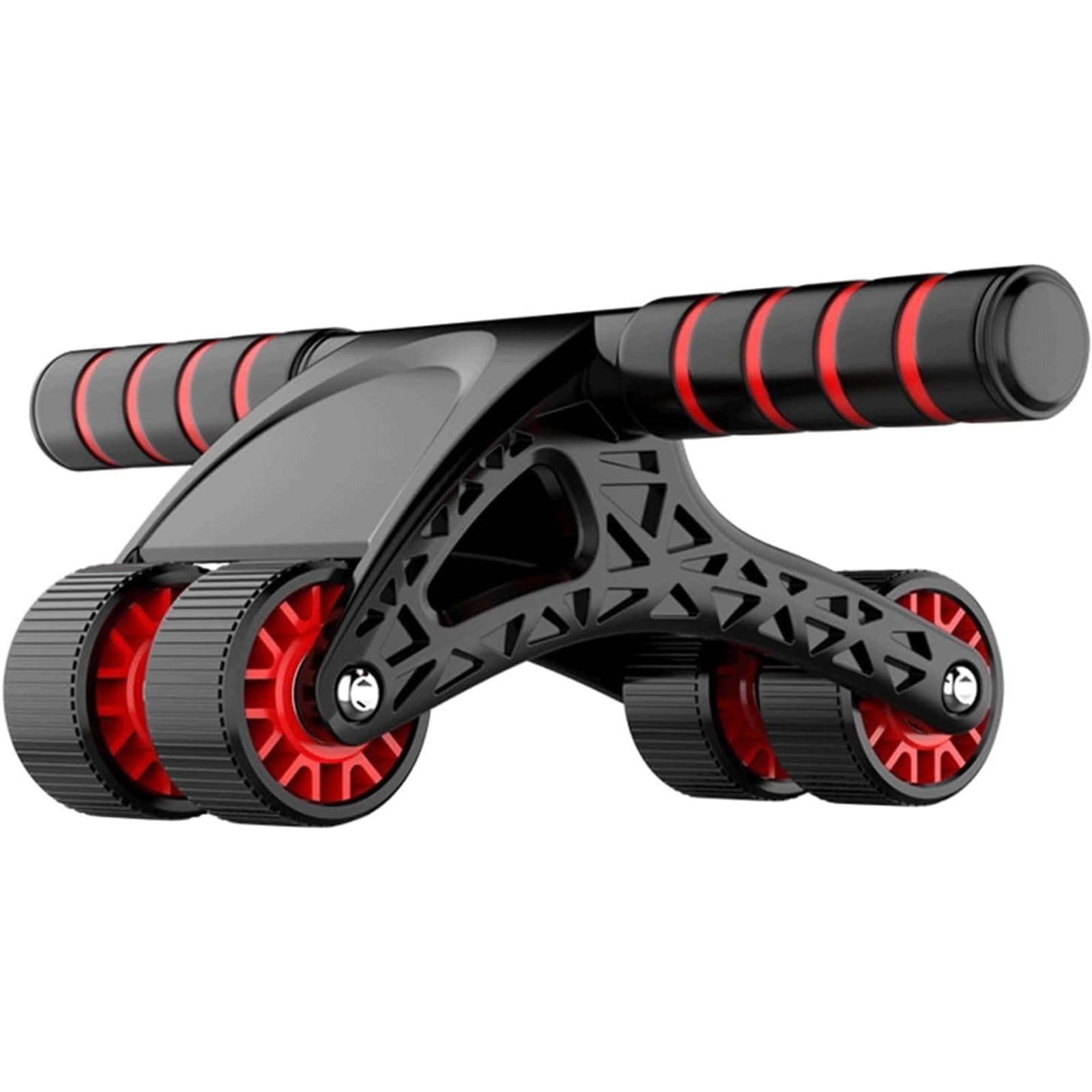 Koła do ćwiczeń Vierwielige Ab Wheel Oefeningsroller Buiktrainer voor Press Wheel Abs Roller Sportapparaten Taille Trainer Thuis Nowy