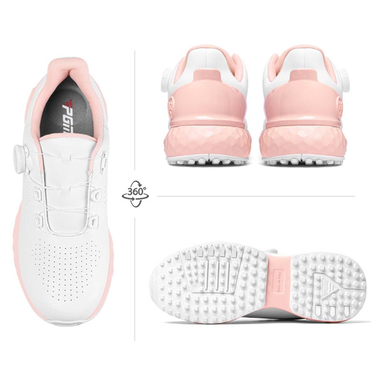 Zapatillas de Golf sin Tacos para Mujer Impermeables