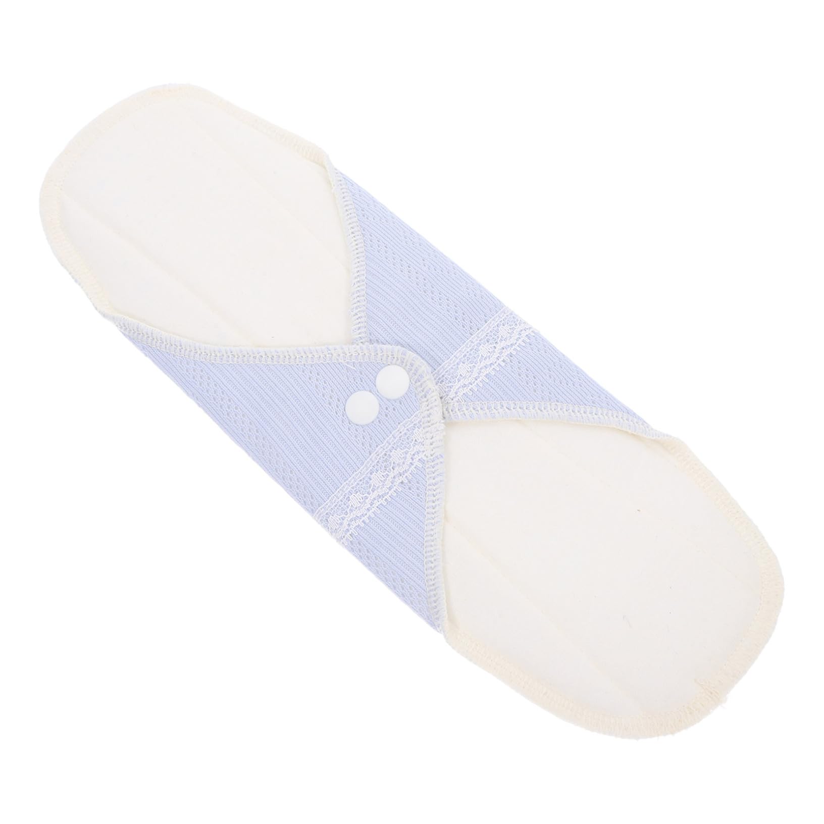 NOLITOY Sanitary Towel Cotton Menstrual Pads 24cm Washable Sanitary Pads Soft Absorbent Leak-Proof for Women Go