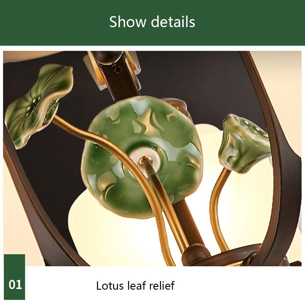 Ceiling Fans 42-inch LED Light Retro Light 5 Lighting Kits and 8 Lighting Kits Wall Control/Remote Control (8 Wall Control/Remote Control)