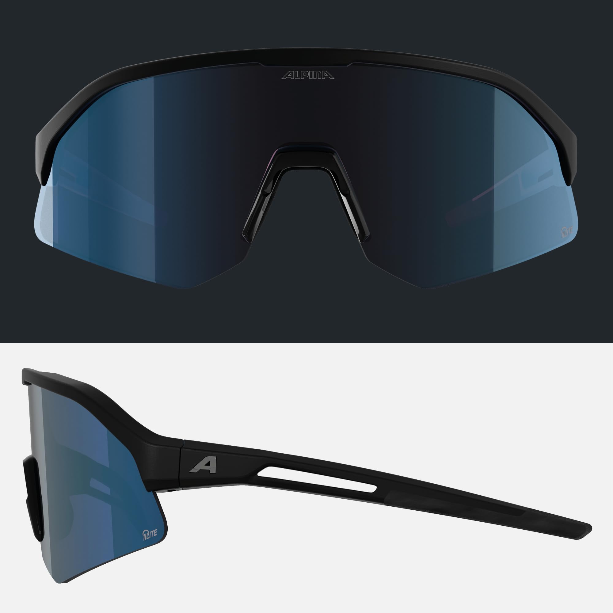 ALPINA Unisex Sonic Hr M Q-lite Sportbrille (1er Pack)