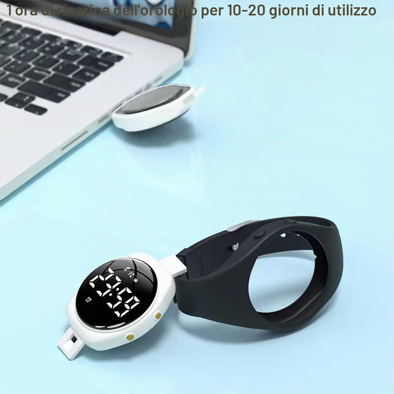 Orologio Pedometro Fitness Tracker Senza App/Bluetooth, Orologio Digitale Impermeabile con Cronometro Sveglia Contacalorie Contatore di Distanza Contapassi, Orologio Sportivo per Donna e Bambini