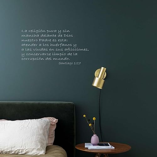 Miniatura 42 de Calcomanía para decoración de pared, diseño cristiano religioso con texto en inglés "Do Not Be Overcome by Evil, But Overcome Evil with Good",